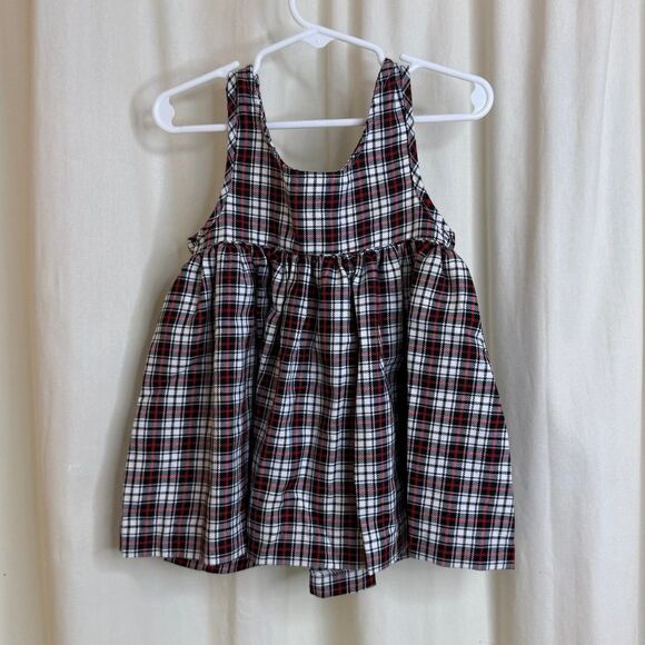 VTG peppercorns girls 2T drsss plaid jumper dress - Picture 4 of 4